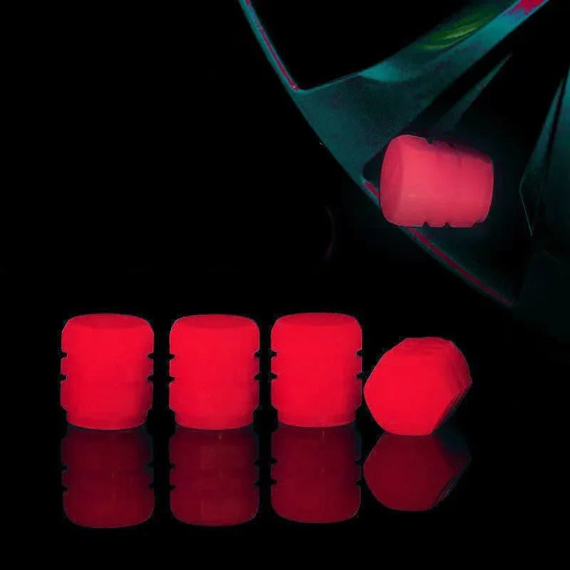 🔥🔥Universal Fluorescent Tire Valve Caps (4 PCS/Set)