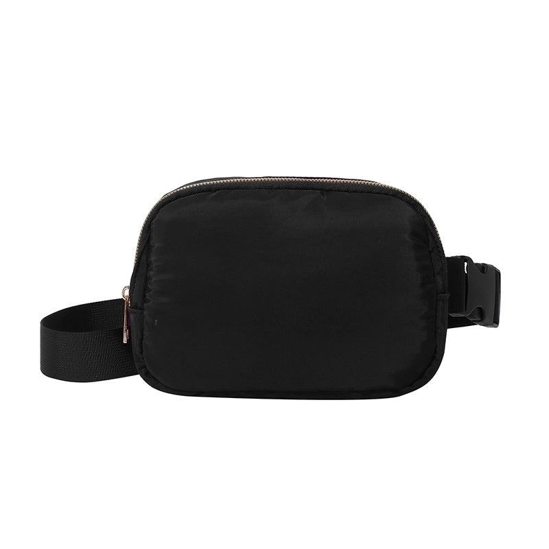 Women's Basic Streetwear Solid Color Pu Leather Waist Bags