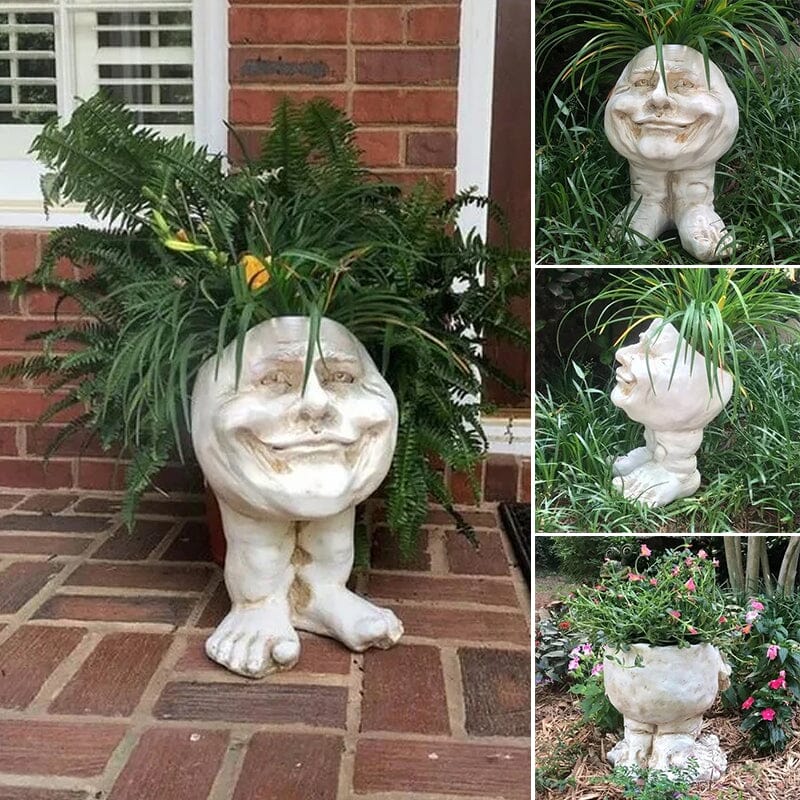 Funny Expression Flowerpot