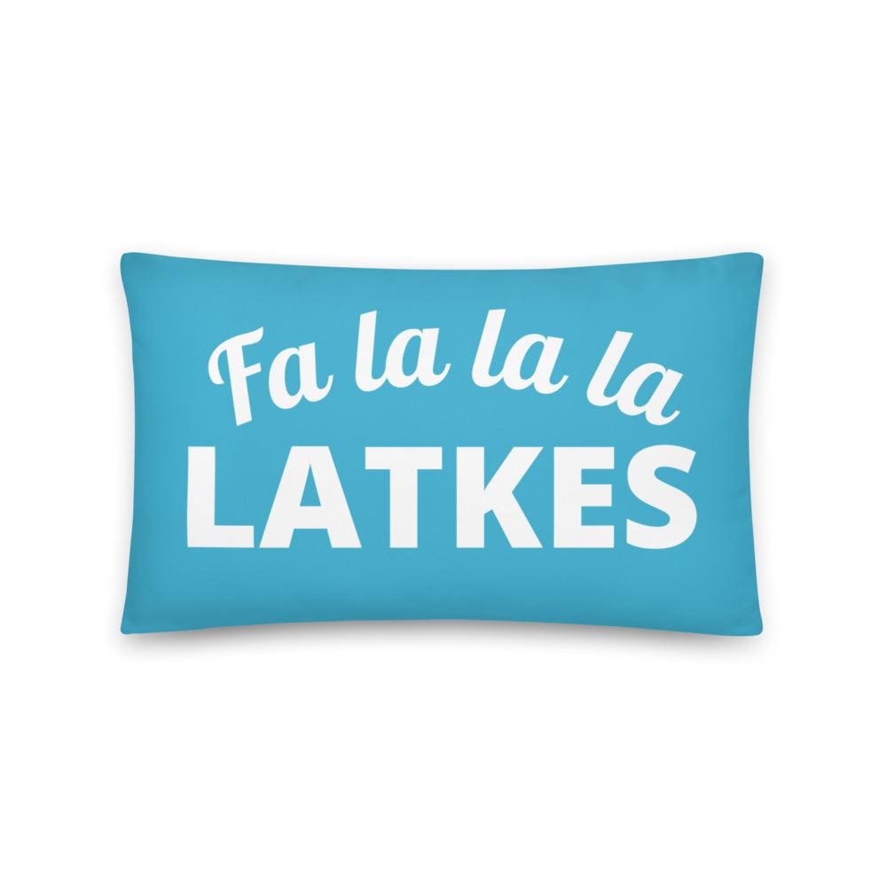 Fa la la la Latkes Pillow