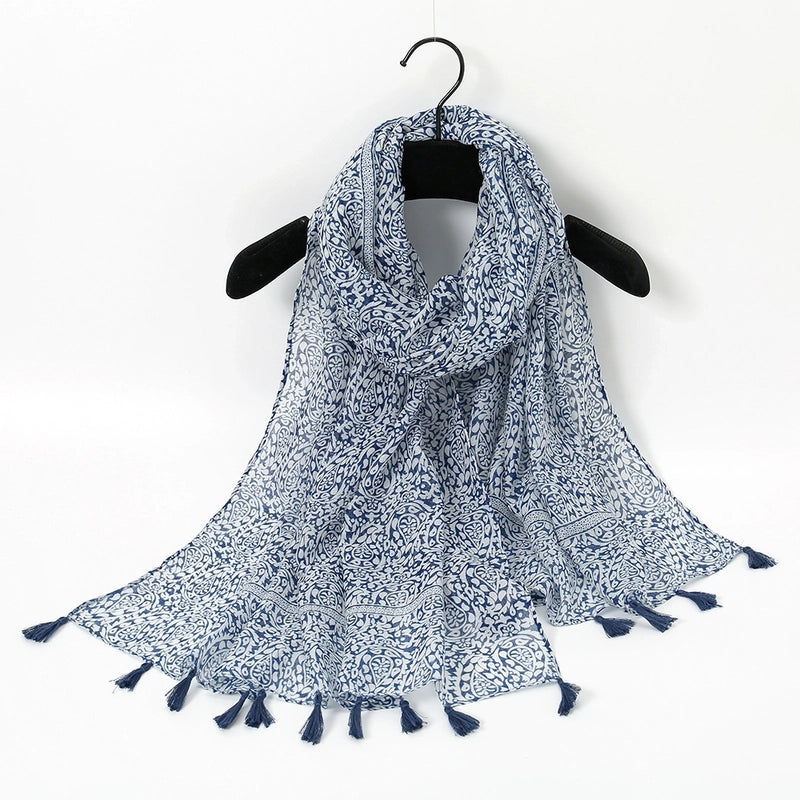 Unisex Vacation Sweet Geometric Polyester Scarf