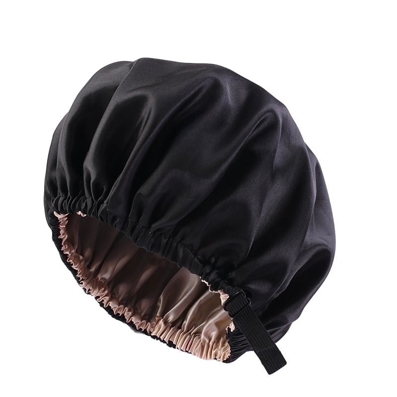 5 Pieces Women's Elegant Basic Minimalist Solid Color Eaveless Nightcap