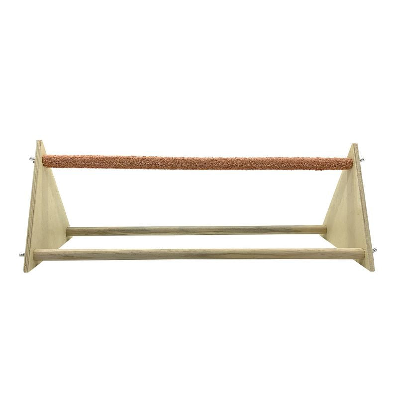 Triangle Hen Wood Stand For Birds