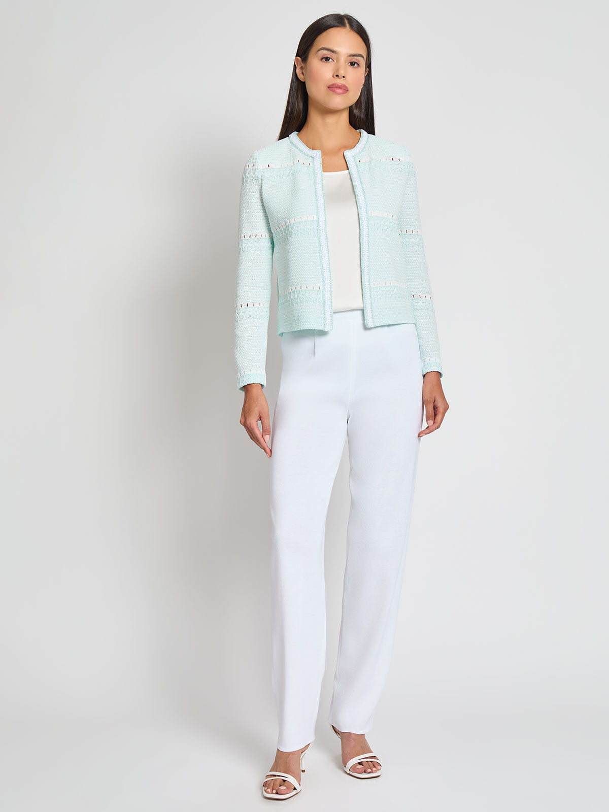 Heritage Crochet Knit Jacket - Modern Fit