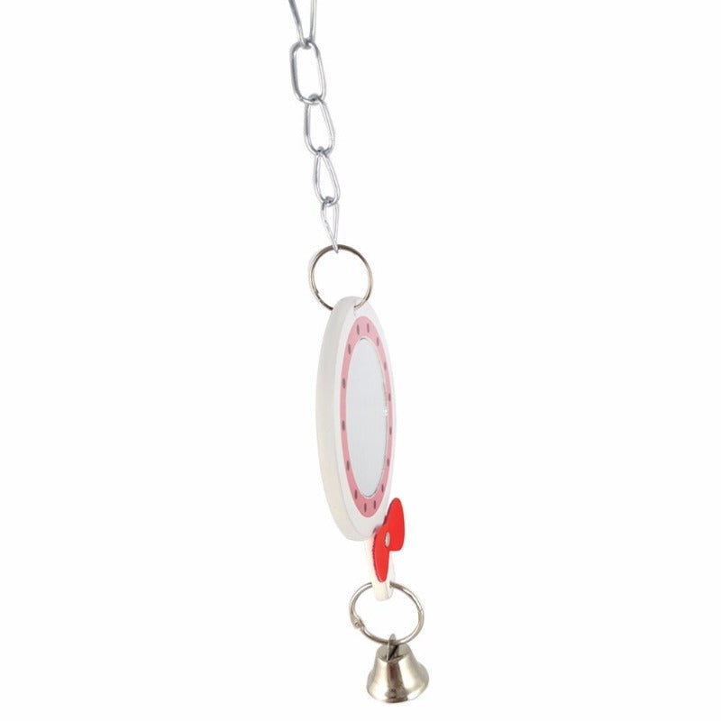 Hanging Bell Mirror Chewing Toy