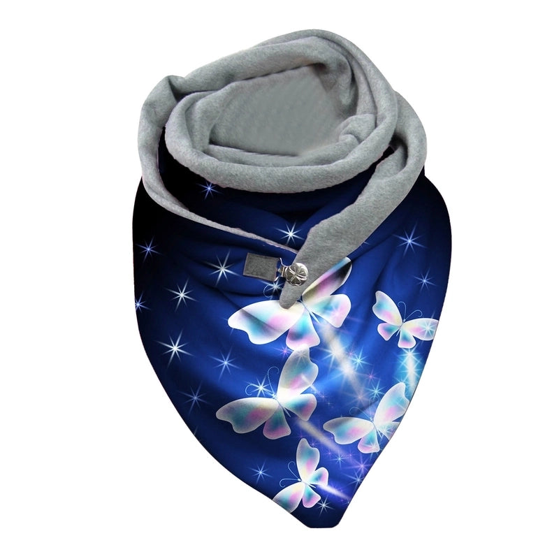 Unisex Cute Ditsy Floral Winter Scarves