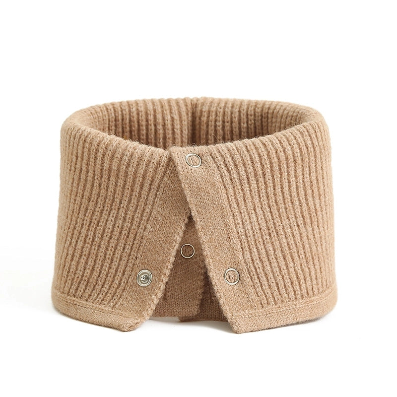 Unisex Minimalist Solid Color Yarn Solid Color Scarf