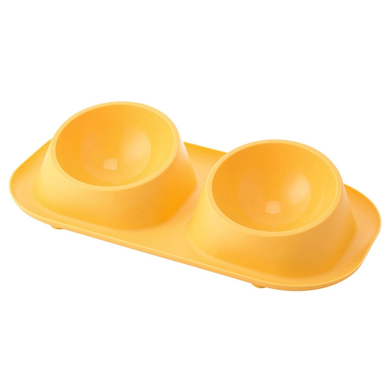 Popular Pet Bowl Double Bowl Pet Dog Basin Anti-splash Dog Bowl Cat Bowl Pet Supplies In Stock
