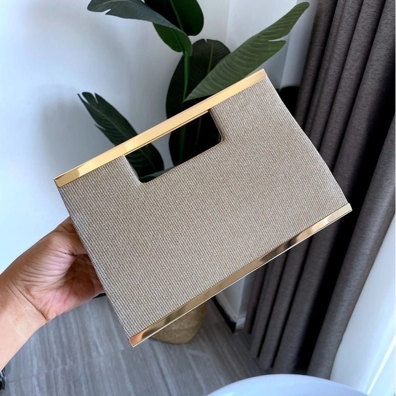 Women's Solid Color Knit Magnetic Buckle Wallets
