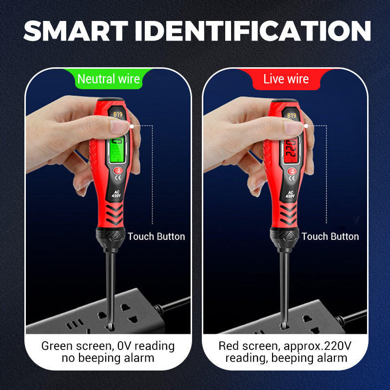✍️⚡Intelligent Non-Contact Voltage Tester - Safe & Efficient Electrician's Best Tool💡