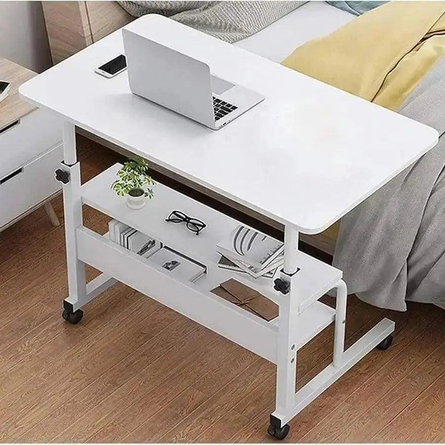 Double layer adjustable table