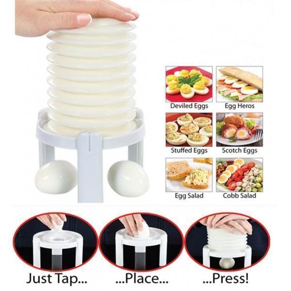 Egg Peeler. White