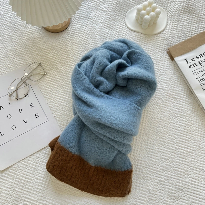Women's Minimalist Classic Style Solid Color Polyester Scarf