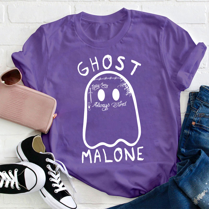 Ghost Malone Teacher T-Shirt