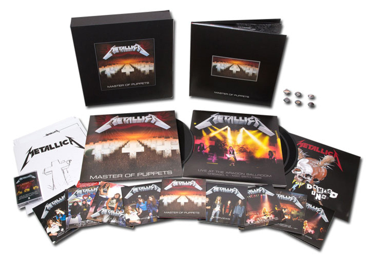 Metallica Master of Puppets Numbered Deluxe Limited Edition 10CD, 2DVD, 3LP, & 1 Cassette Tape Box Set