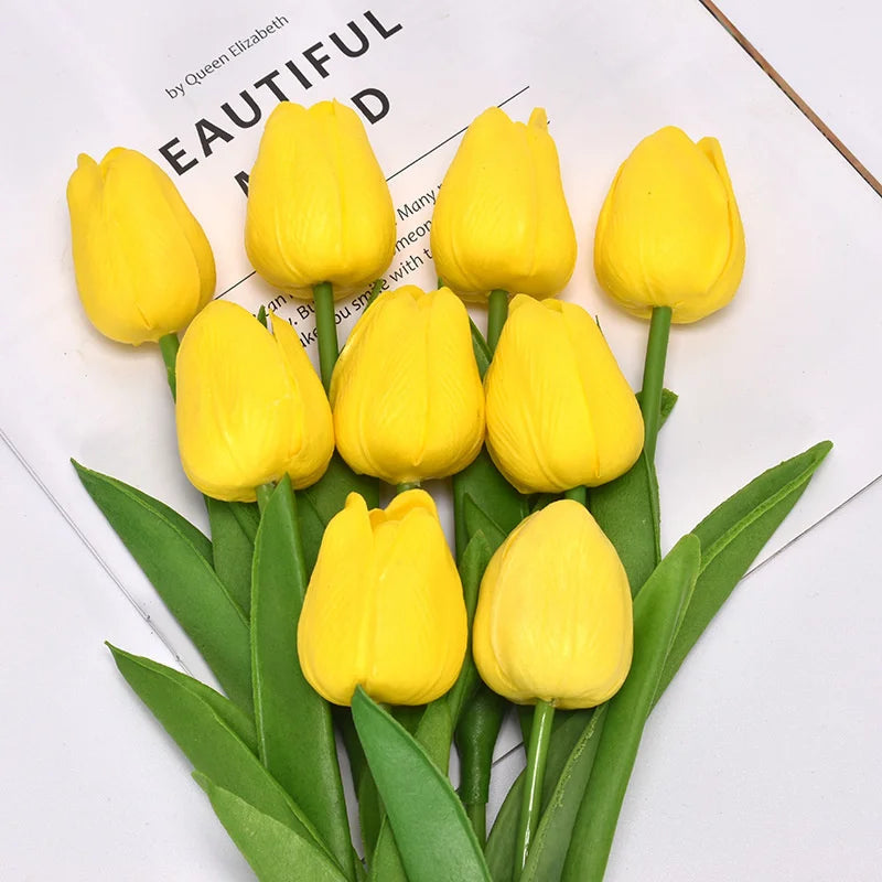 Hearthside Faux Tulips 10 Pcs