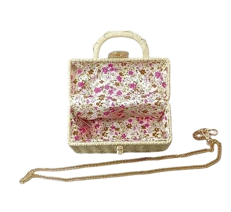 Women's Small Spring&summer Straw Vacation Handbag