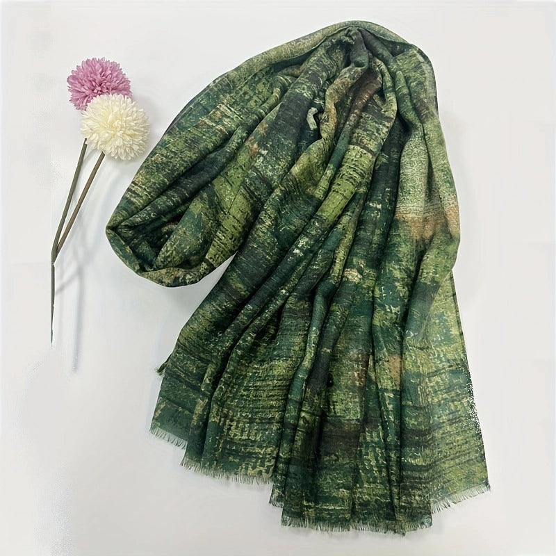 Women's Business Basic Lady Printing Polyester Scarf