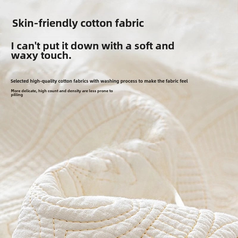 Cream Style Washing Cotton Sofa Cushion New Four Seasons Universal Sofa Cover Non-Slip Cushion Cover Cloth