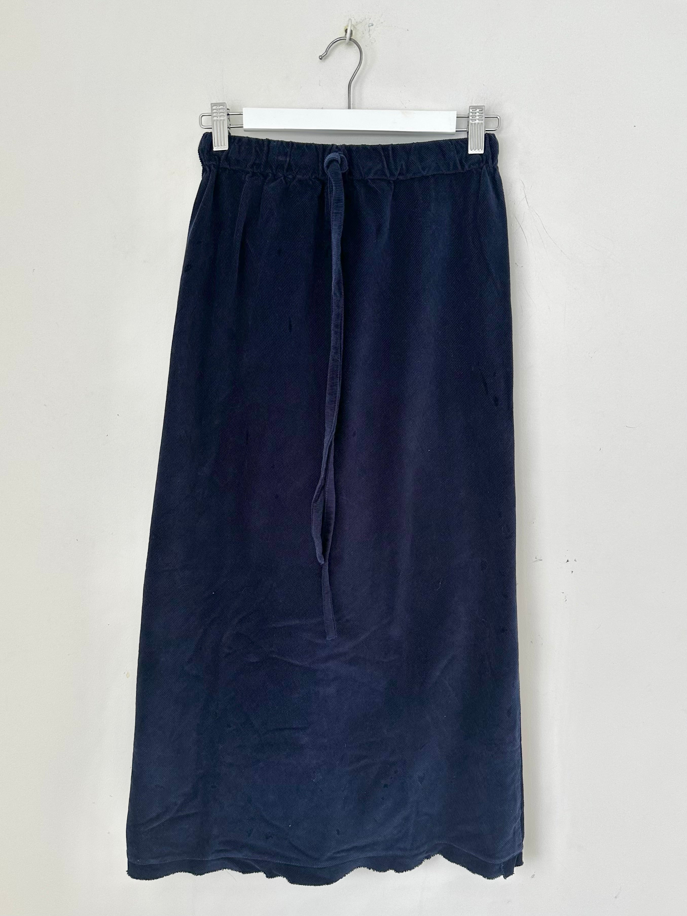 anthea skirt-indigo cord