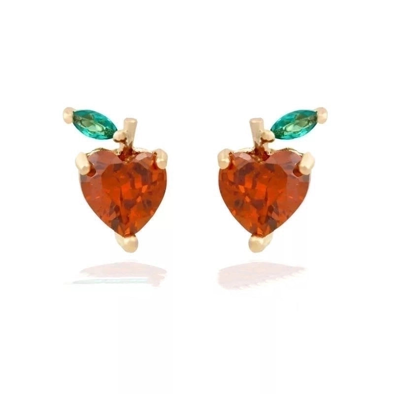 Whoesale Tropical Fruit Earrings Women's Diamond Earrings