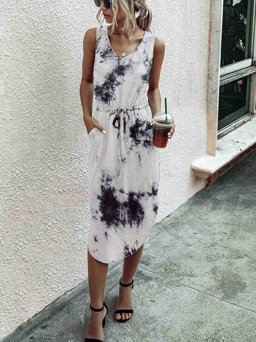 Print Knot Dress