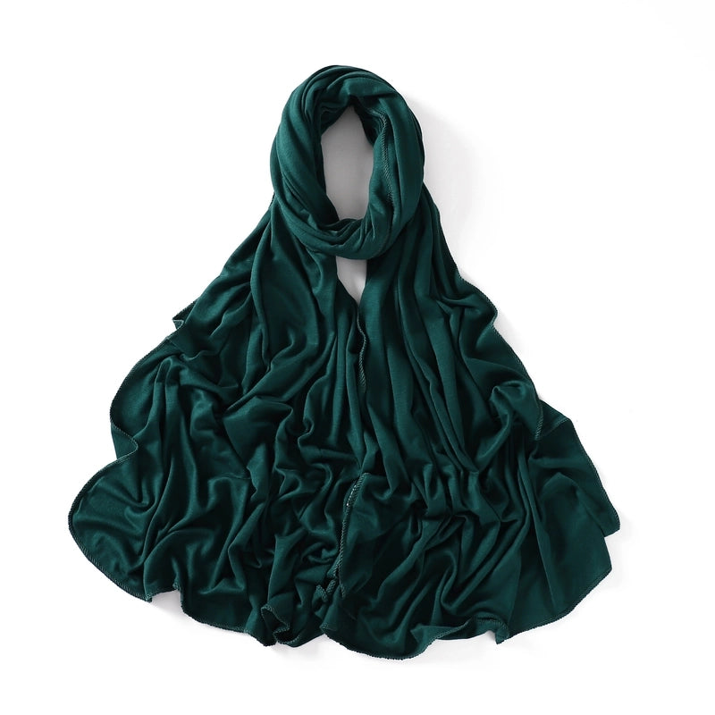56 Color Optional Jersey Solid Color Mercerized Cotton Scarf Modal Long Scarf Jersey Cover Head Turban