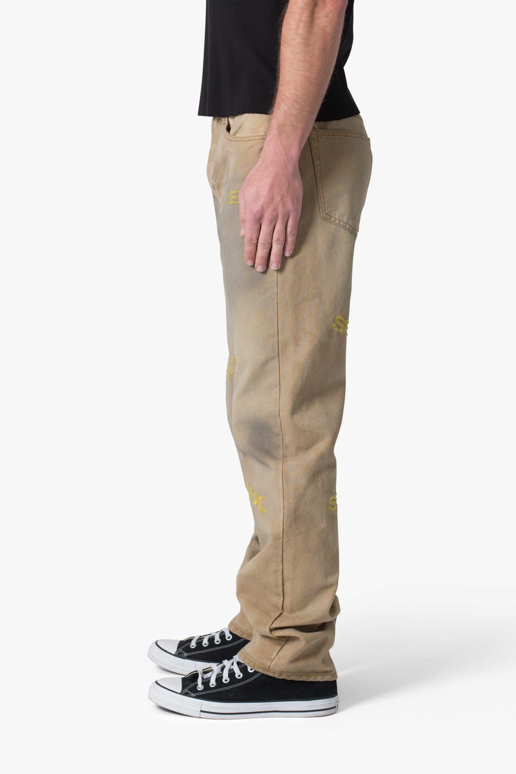 V591 Baggy Sex Denim - Khaki