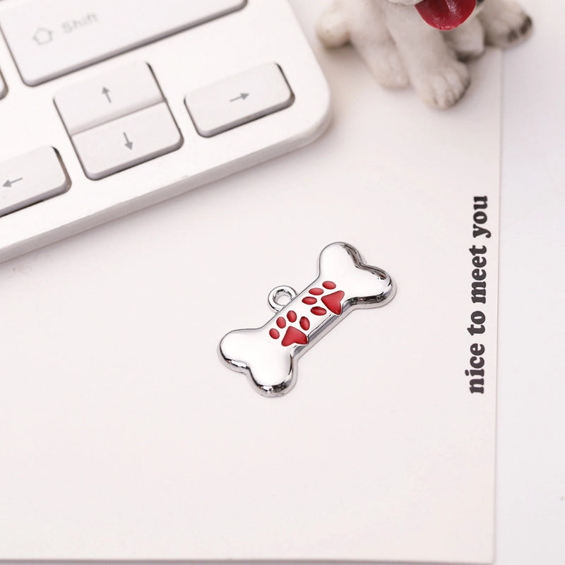 Basic Minimalist Metal Footprint Pet Accessories