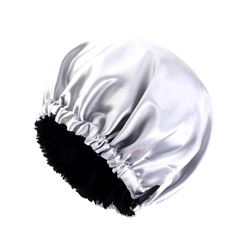 5 Pieces Women's Elegant Basic Minimalist Solid Color Eaveless Nightcap
