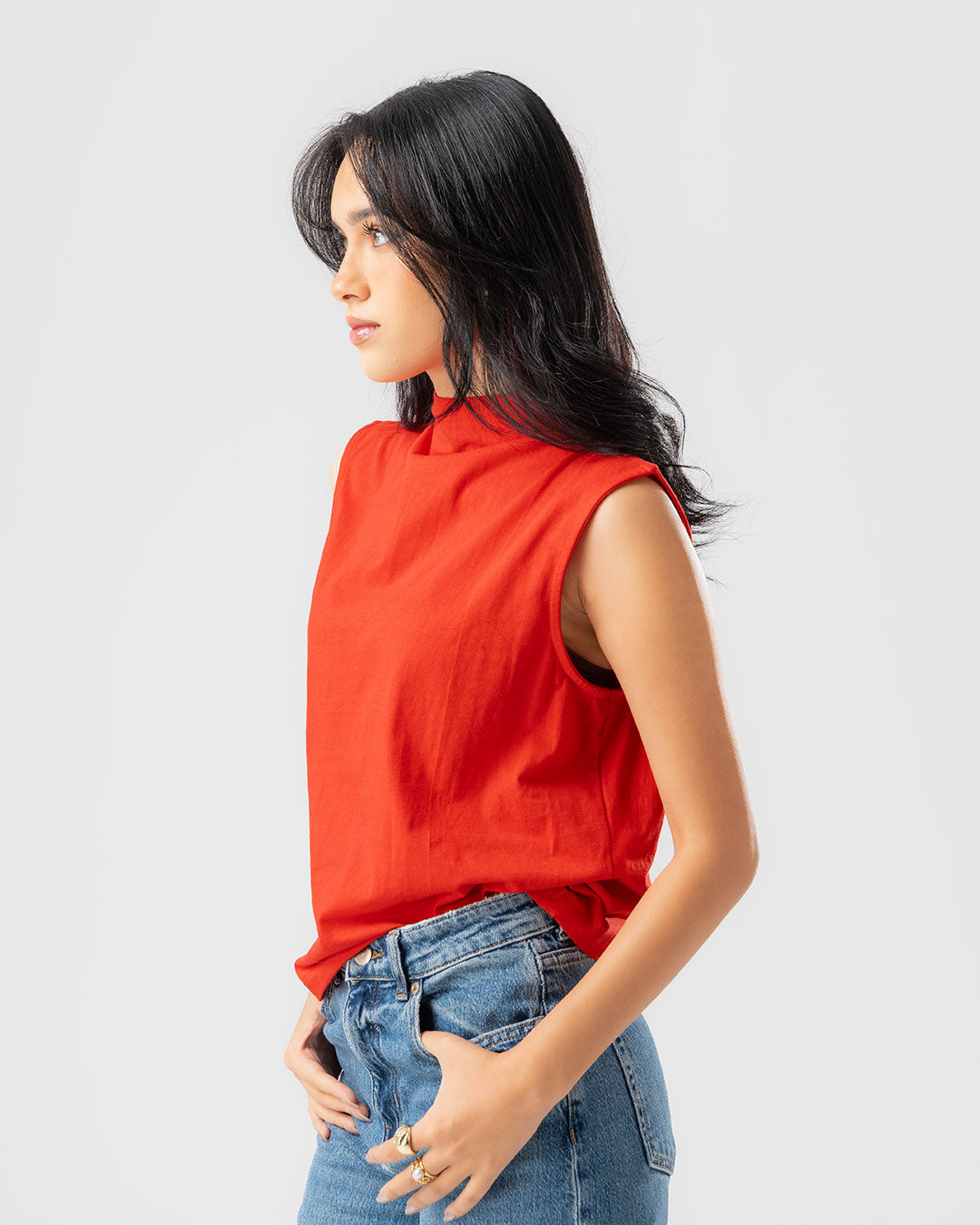 Women's Sleeveless T-shirt Plain