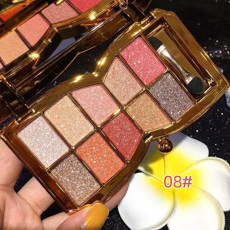 48% OFF 【BUY 2 SAVE 15%】✨10 Colors Sparkle Shimmer Eyeshadow Palette