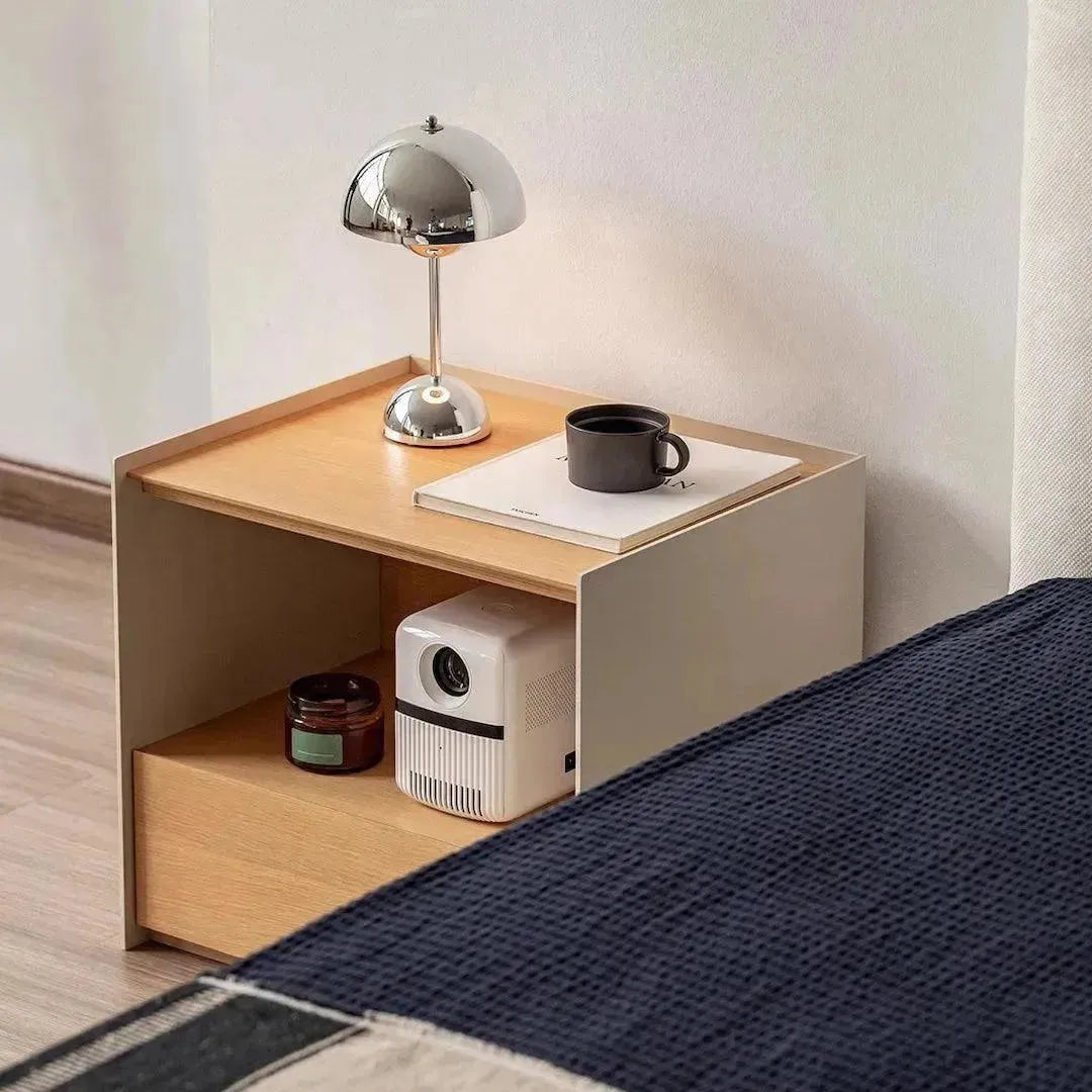 Elara Solid Wood Nightstand