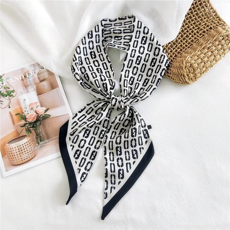 Fashion Printing Long Silk Scarf