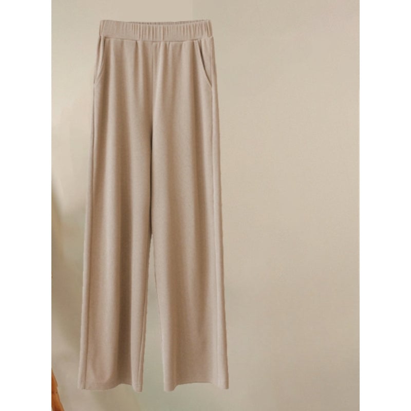 Women's Silk Ankle Length Summer Pants