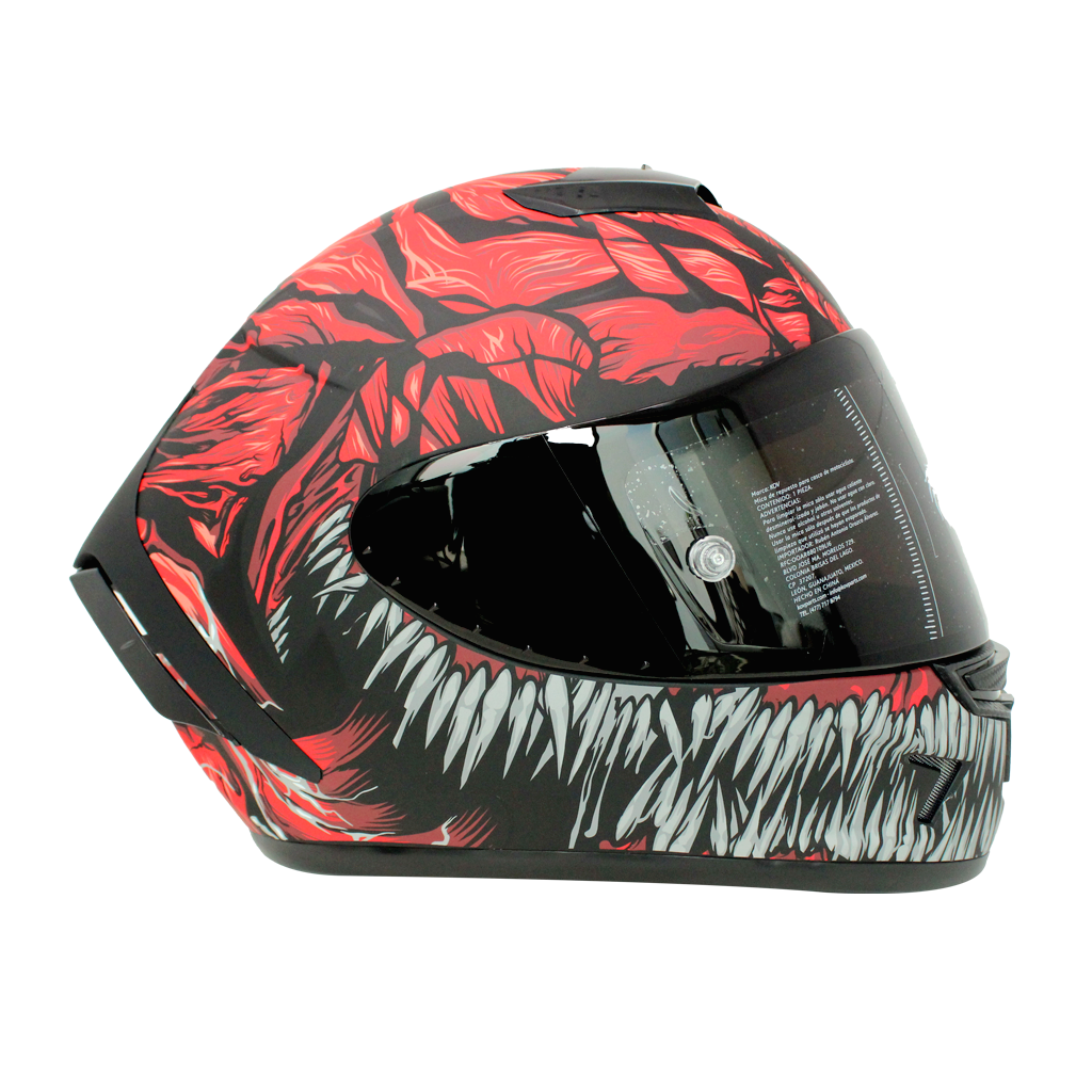 Casco Kov Aircut Carnivor Rojo