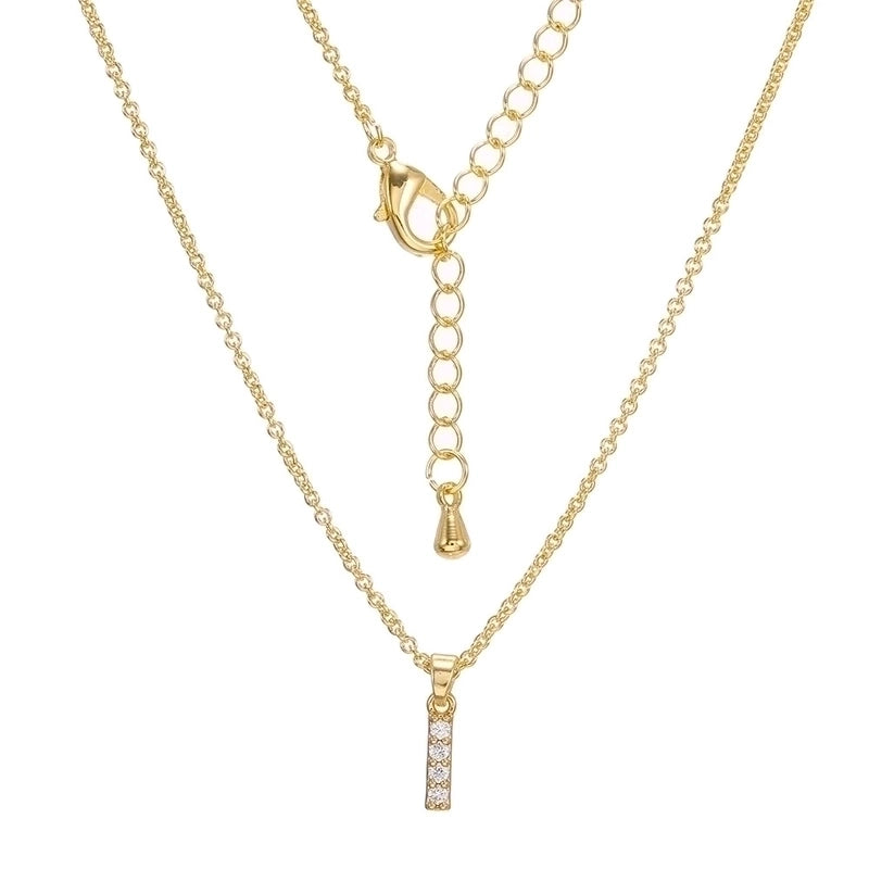 Brass Cable Chain Letter Necklace