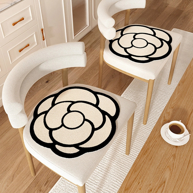 Casual Elegant Lady Flower Polyester Seat Cushion Couch & Sofa Decor