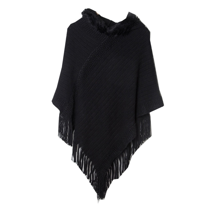 Women's Streetwear Solid Color Acrylic Tassel Shawl