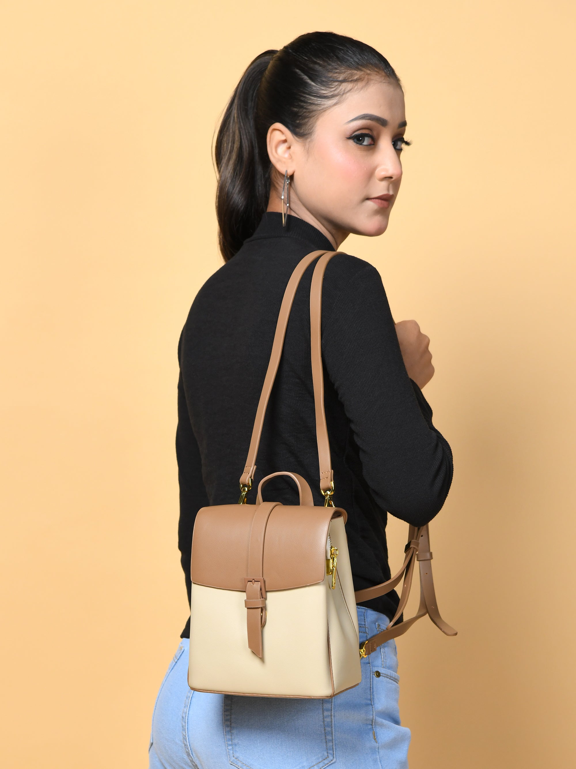 Women's Backpack - Brown