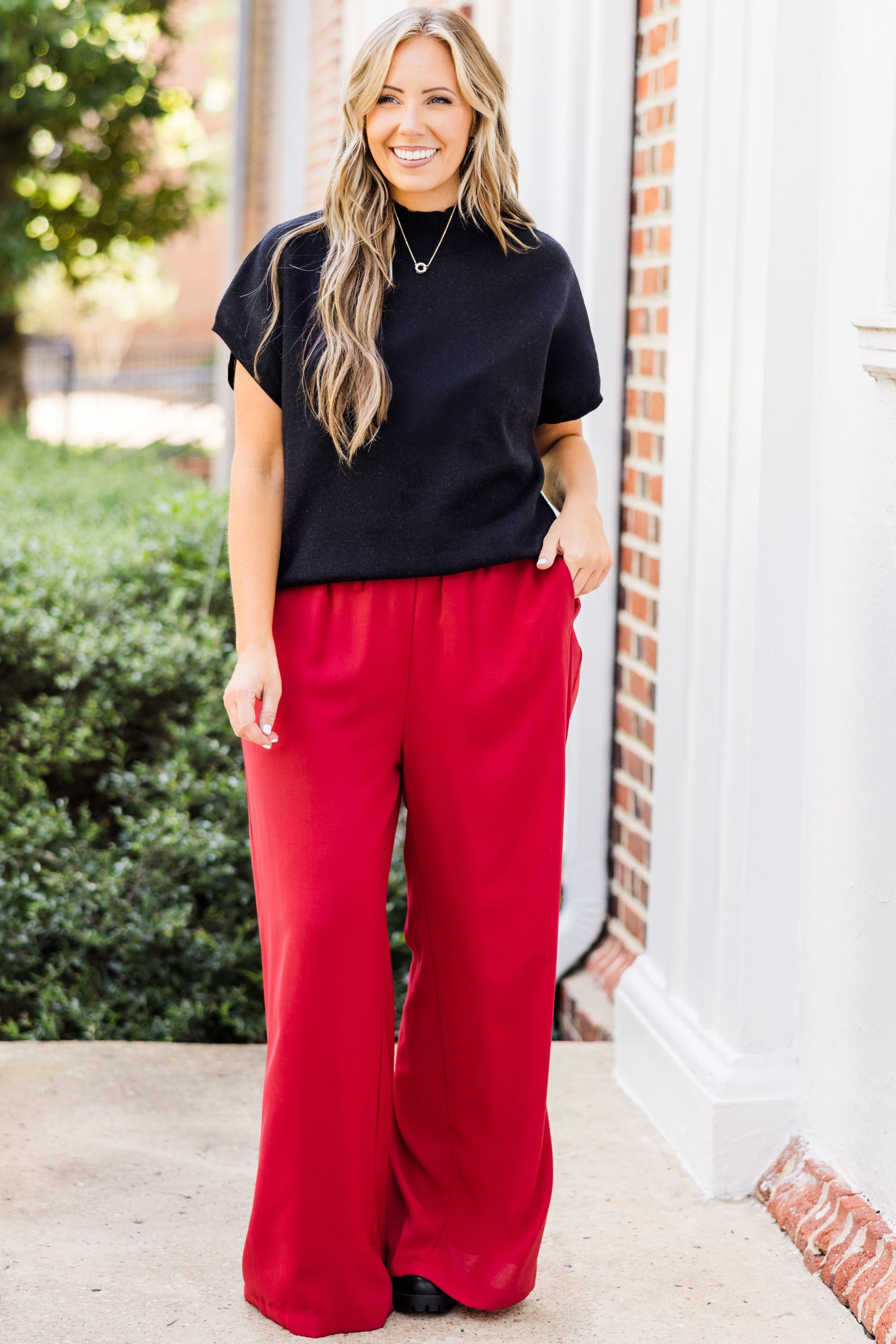 Can't Sit Still Pants. Tomato