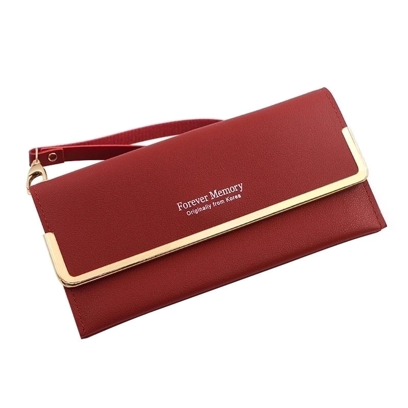 Women's Letter Butterfly Pu Leather Flip Cover Wallets