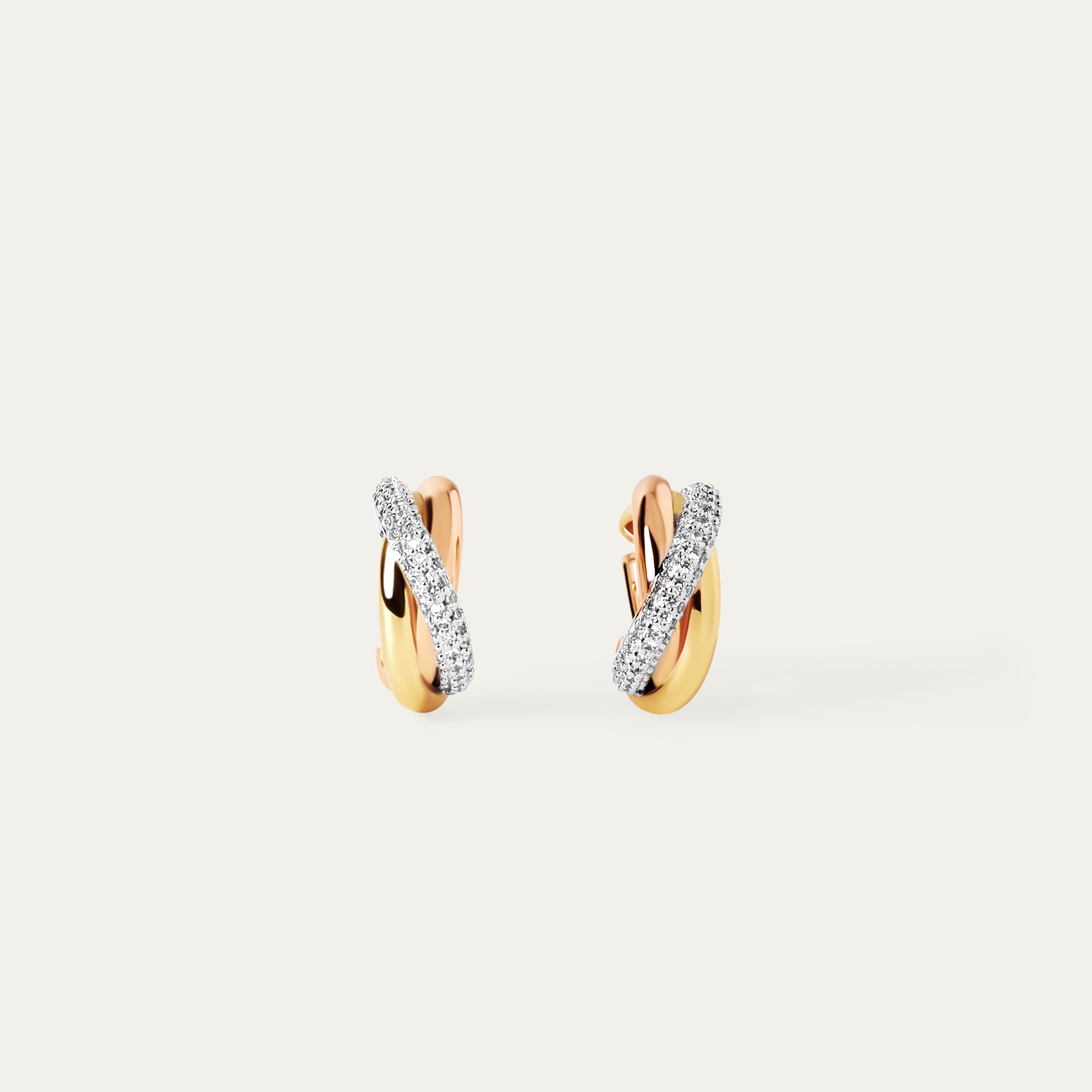 Trini CZ Earrings (18K Gold Stainless Steel)