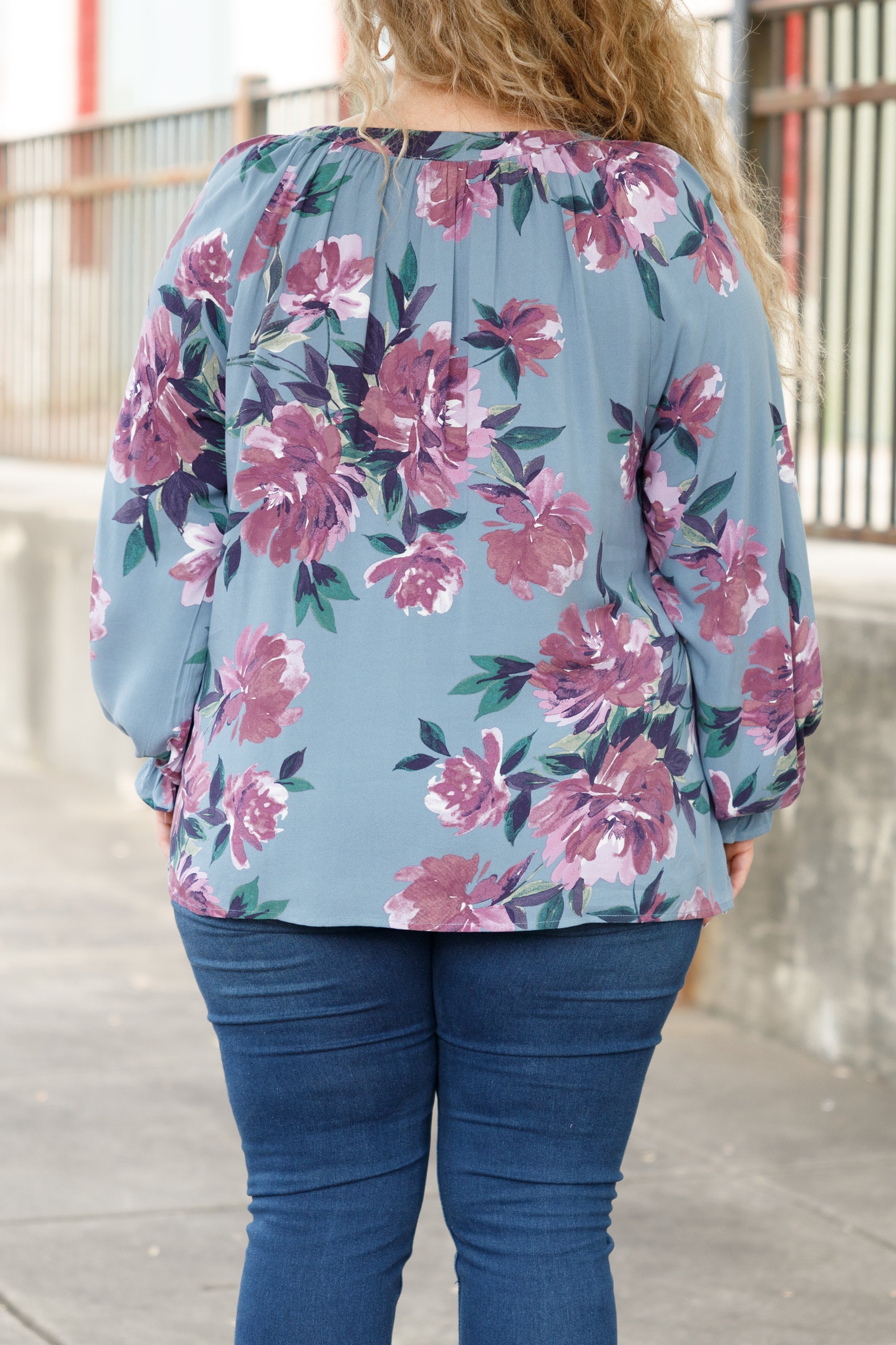 Laid Back Princess Top. Denim Lavender