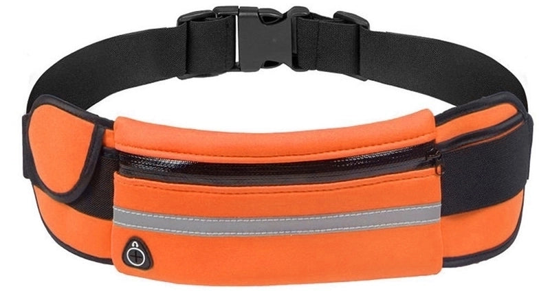 Fashion Solid Color Printing Square Zipper Fanny Pack