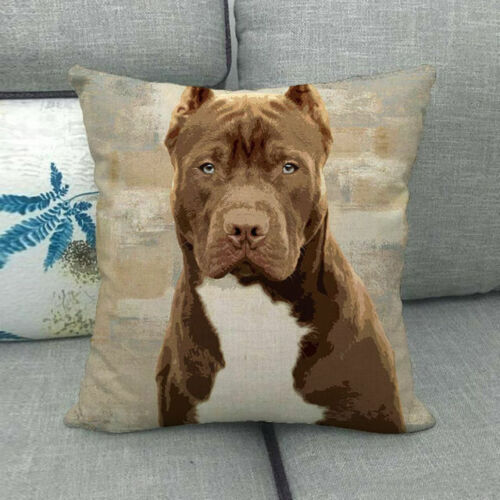 18 Pet Dog Puppy French Bulldog Throw Pillow Case Labrador Couch Cushion Cover