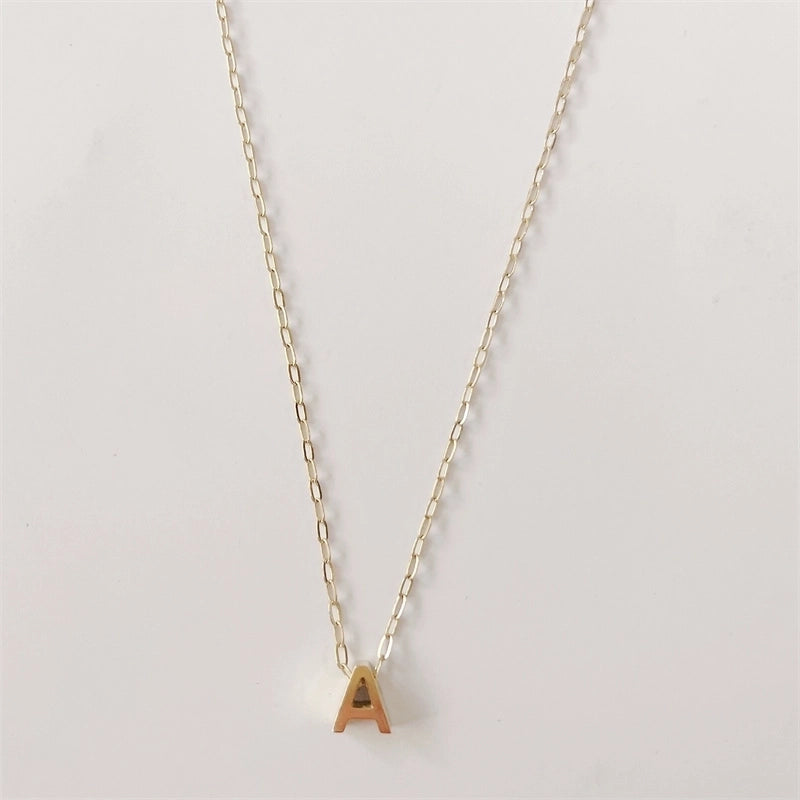 Casual Classic Style Streetwear Letter 304 Stainless Steel Plating Pendant Necklace