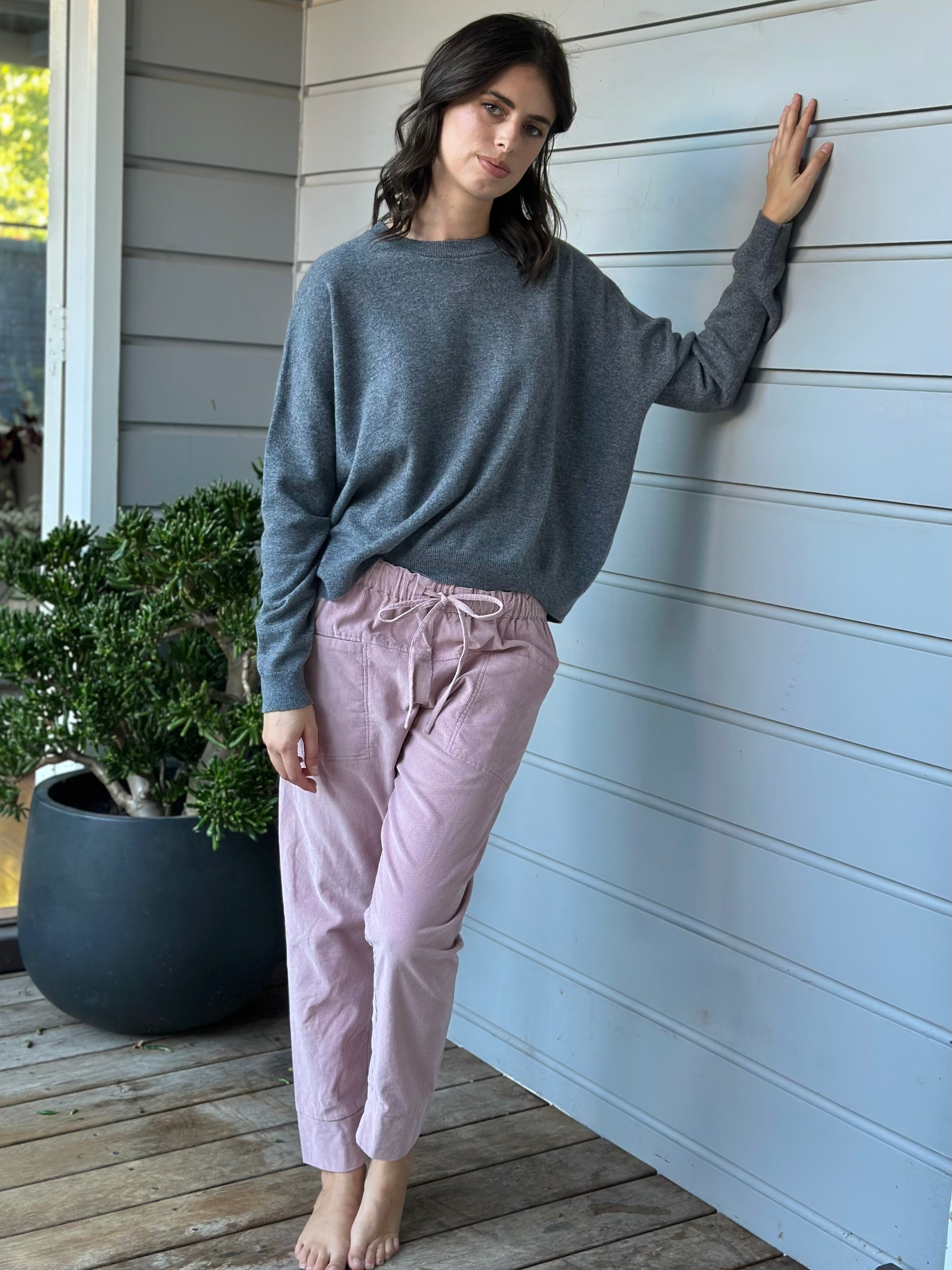 darcy pants-dusty pink  cord