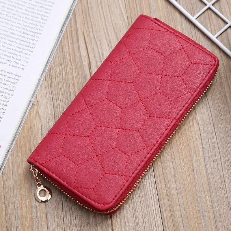 Accessories New Fashion Sewing Thread Geometric Pattern Clutch