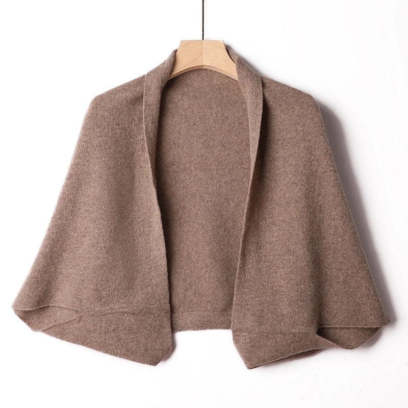 Cashmere Shawl Scarf Women's Autumn And Winter Warm Scarf Outer Sweater Knitted Cardigan Sweater Coat Top